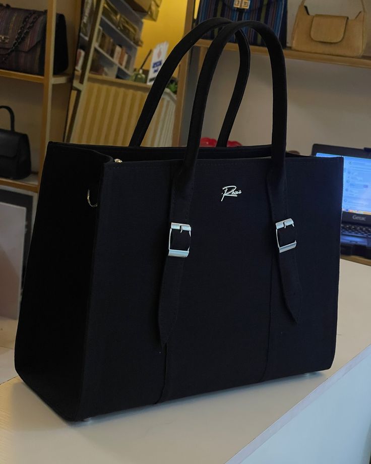 Black tote bag styling guide
