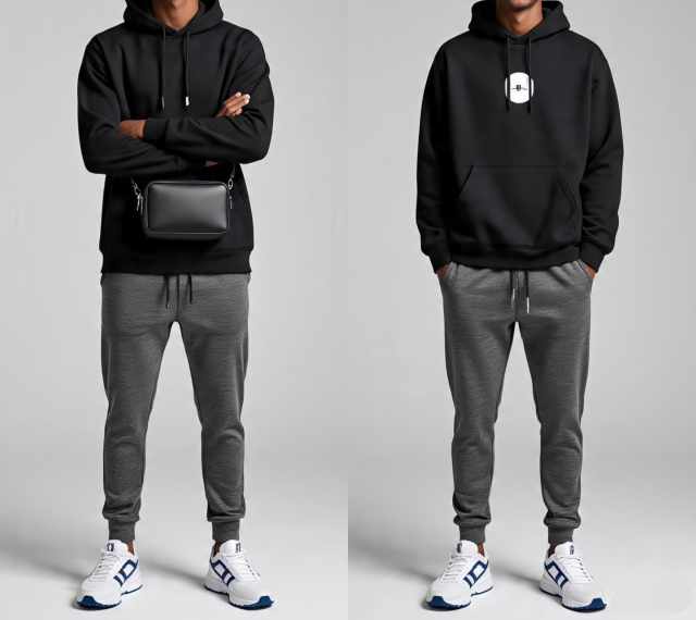 Sporty Crossbody Bag Look Sporty crossbody bag streetwear look