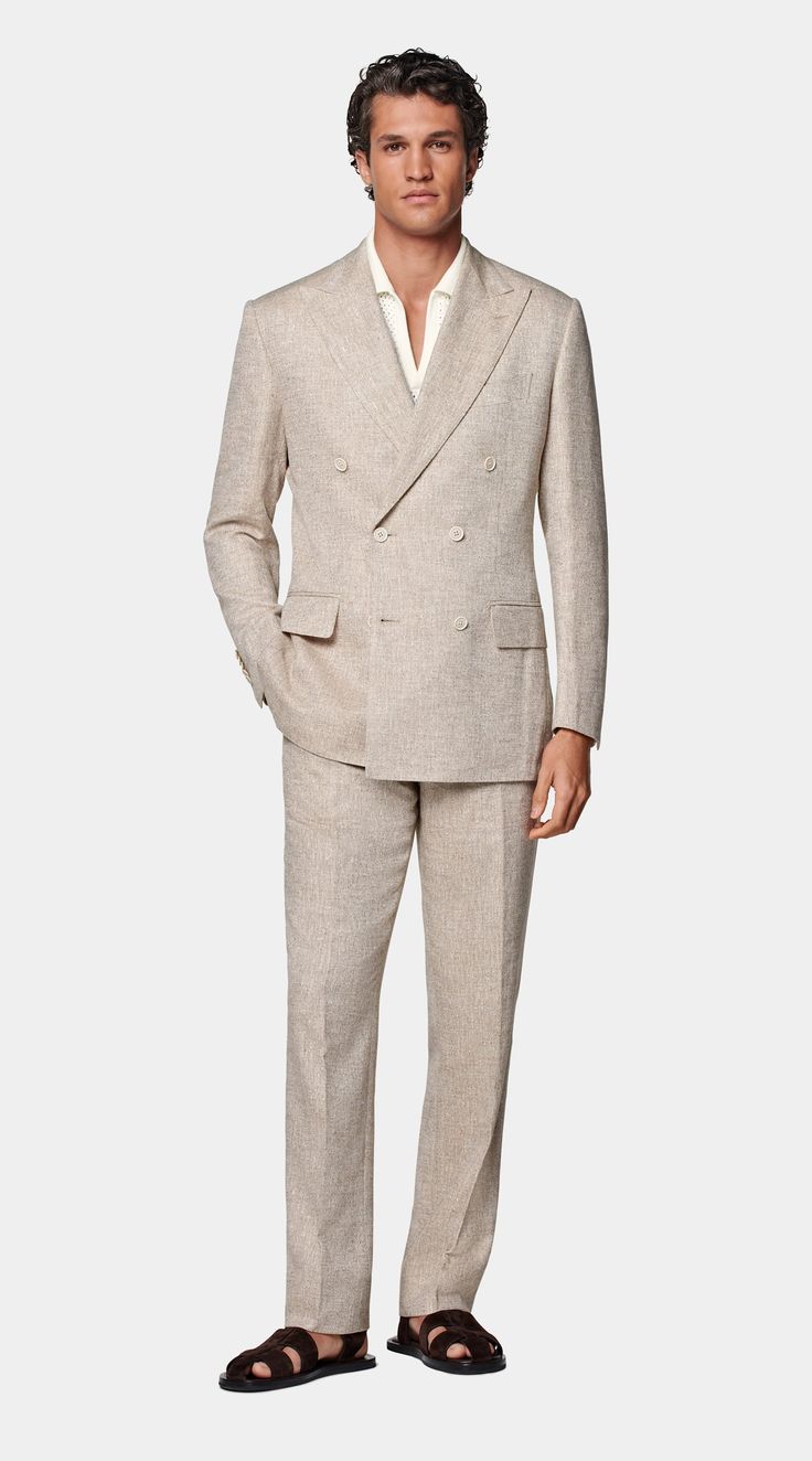 Classic black suit with white shirt and polished black oxford shoes