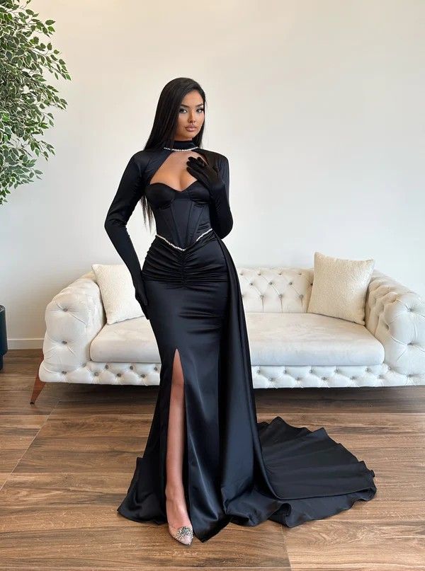 Slit gown