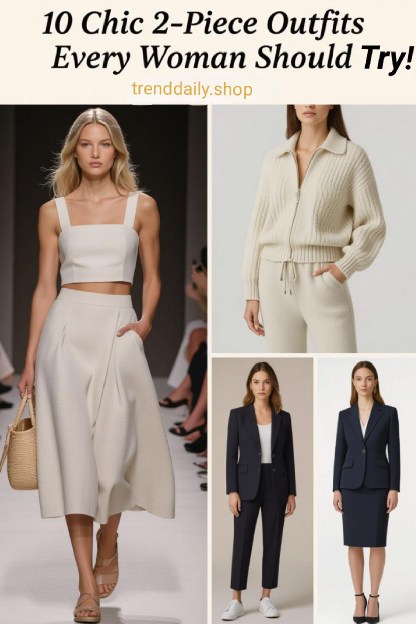 10 Chic 2-Piece Outfits Every Woman Should Try in 2025